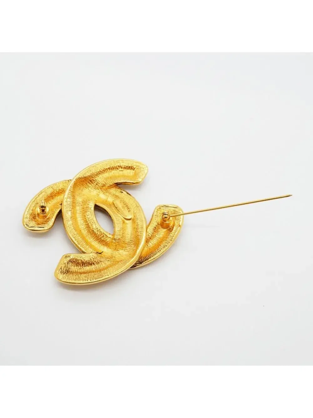 Chanel Cc Logo Brooch Metal #327443C75B